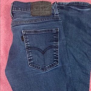 Levi’s Men’s 30x32 511 Jeans Dark Blue Straight